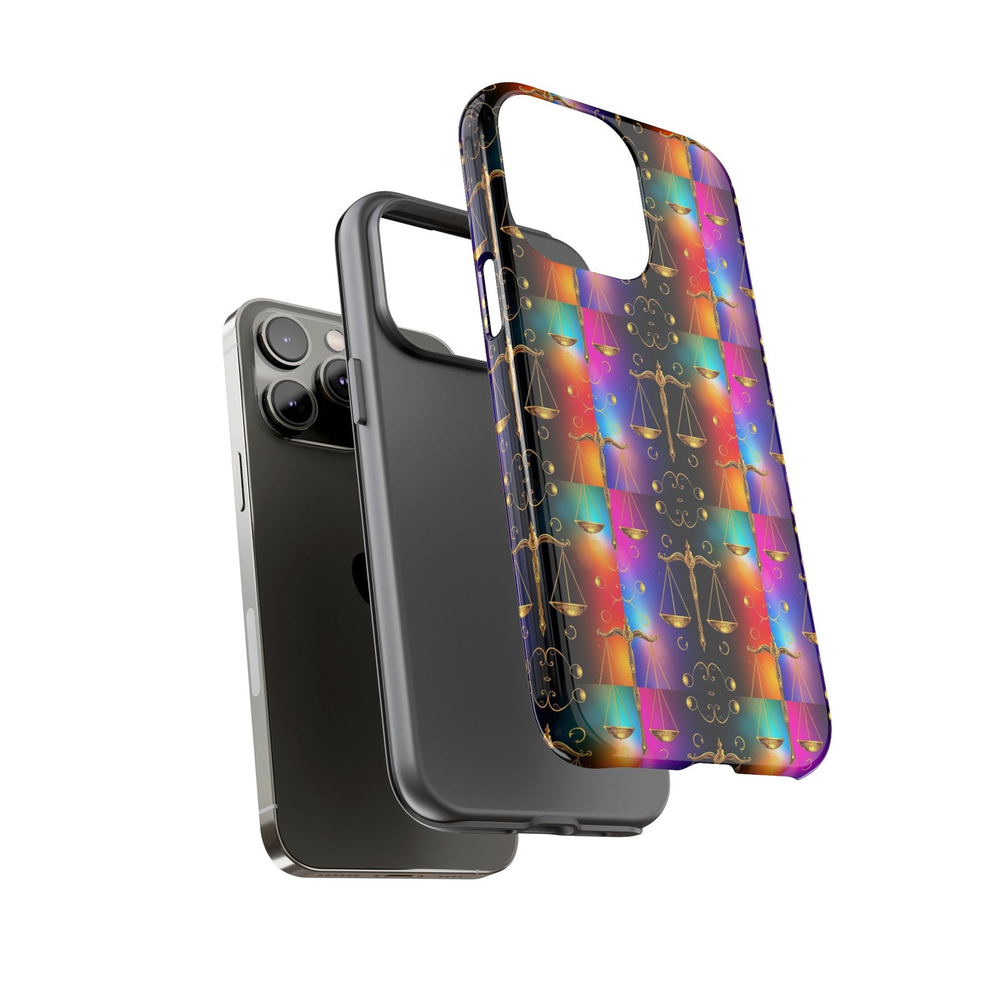 Tough Cases, Libra, Zodiac v1, Metal Pattern