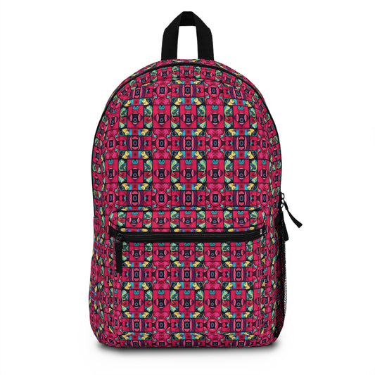 Backpack, Pisces, Zodiac, Shapes Pattern