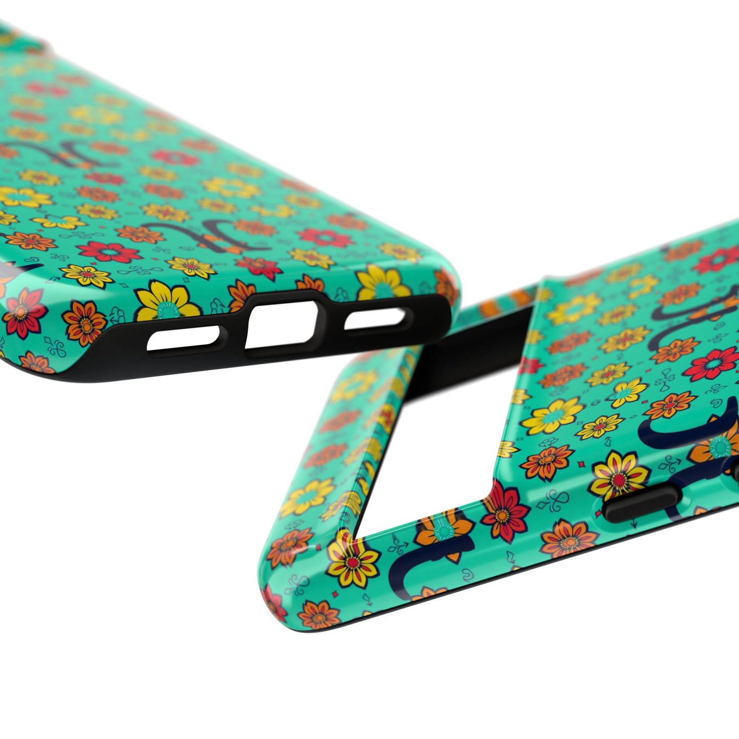 Tough Cases, Aquarius, Zodiac v2, Flower Pattern