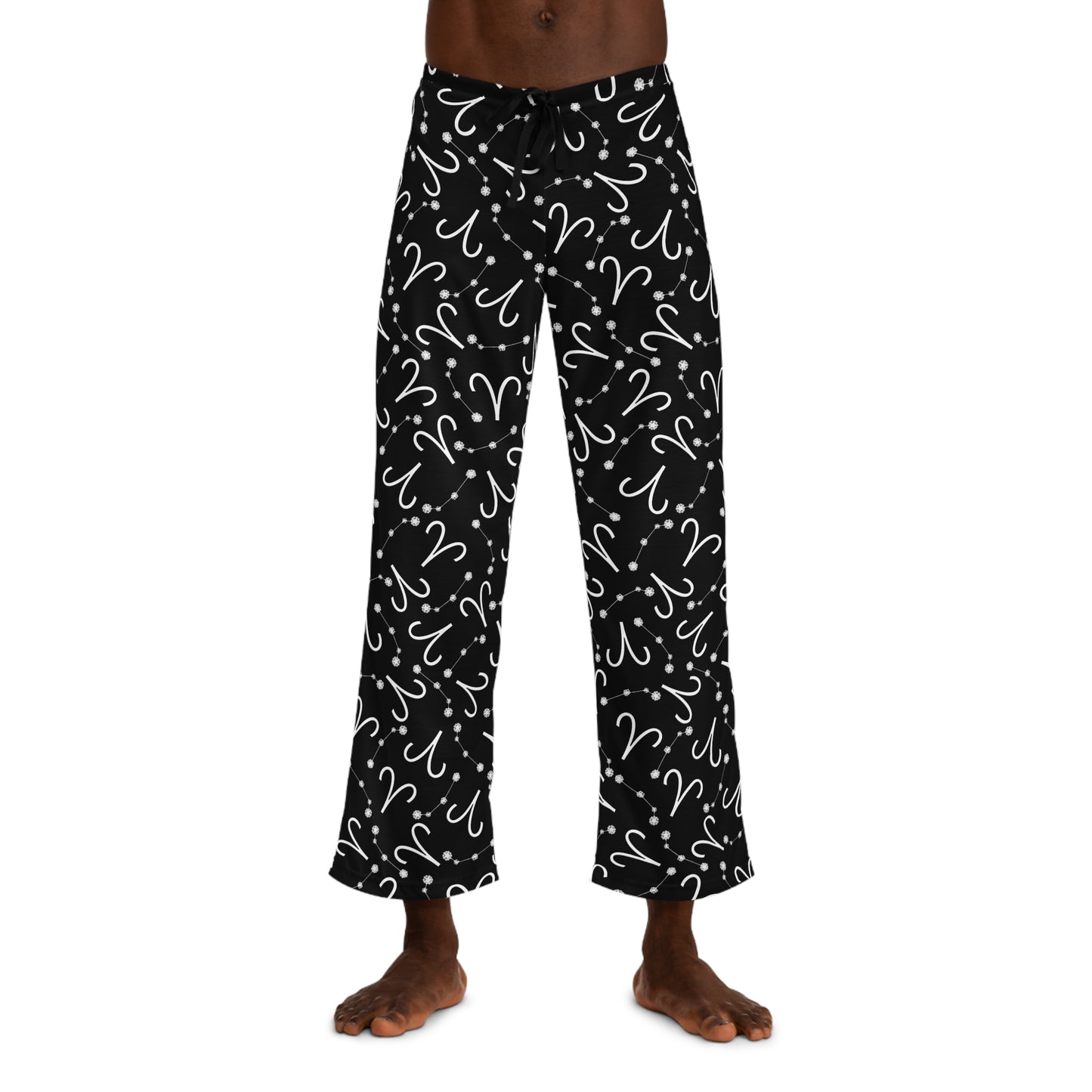 Men's Zodiac Pajama Pants (AOP) Aries Zodiac Sign