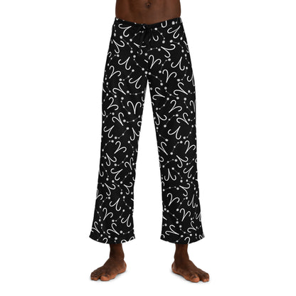 Men's Zodiac Pajama Pants (AOP) Aries Zodiac Sign