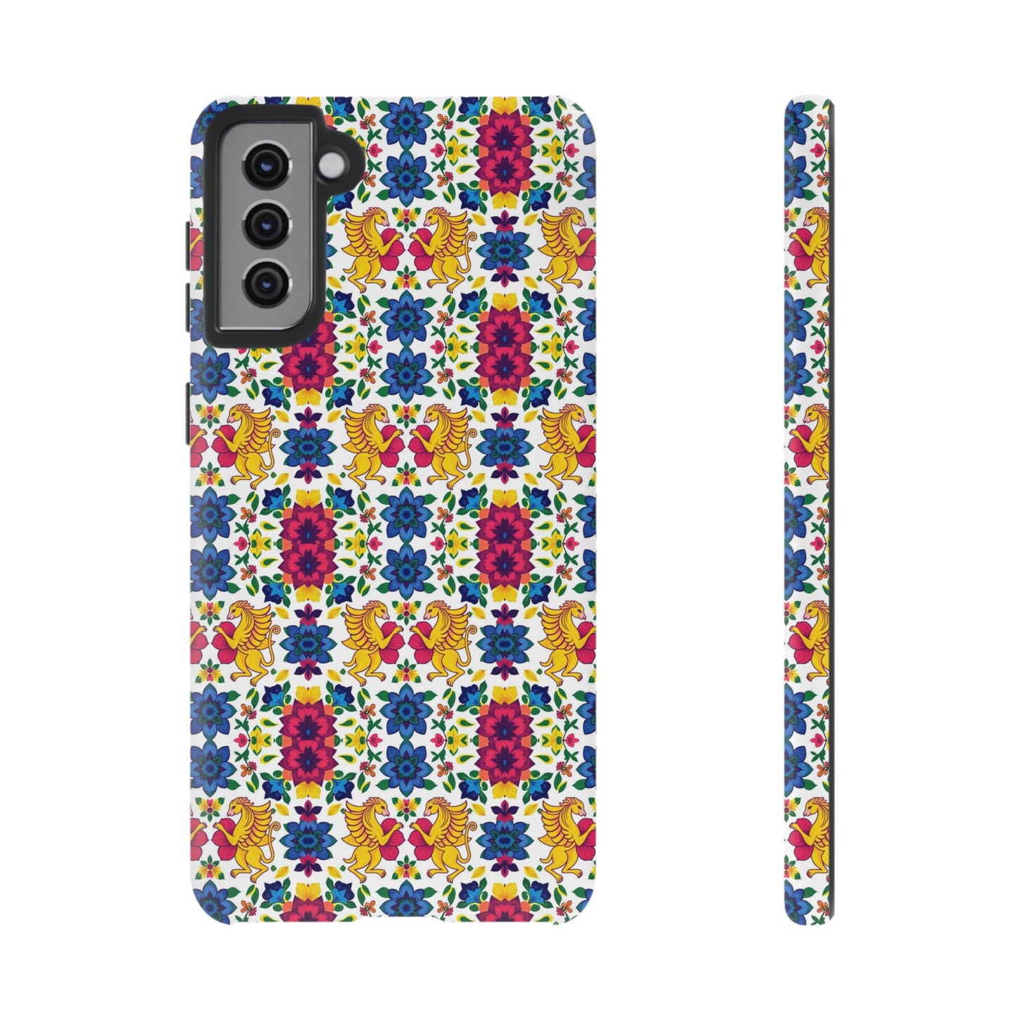 Tough Cases, Gemini, Zodiac, Flower Pattern