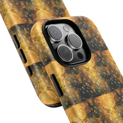 Tough Cases, Taurus, Zodiac v1, Bubble Pattern