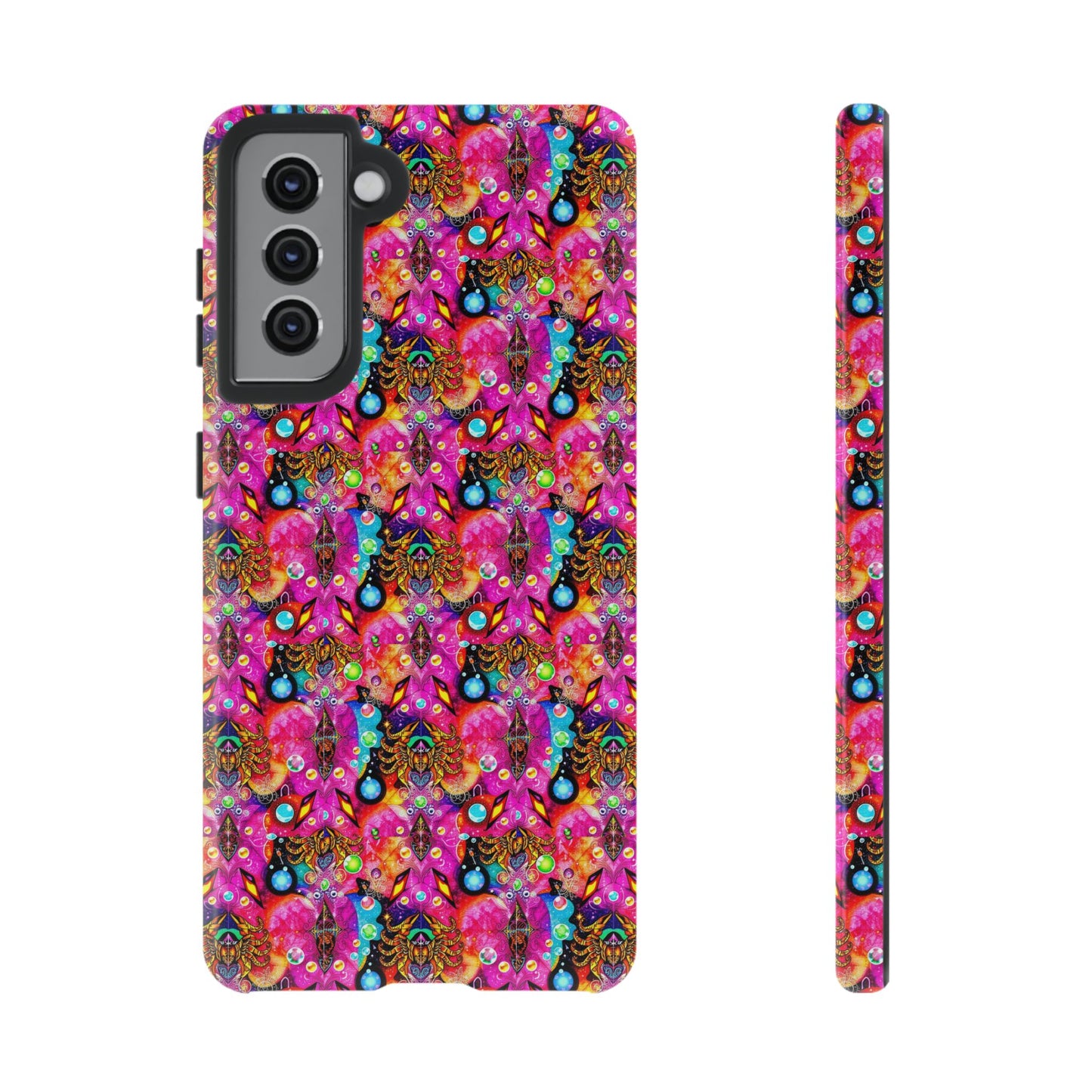 Tough Cases, Scorpio, Zodiac v1, Bubble Pattern