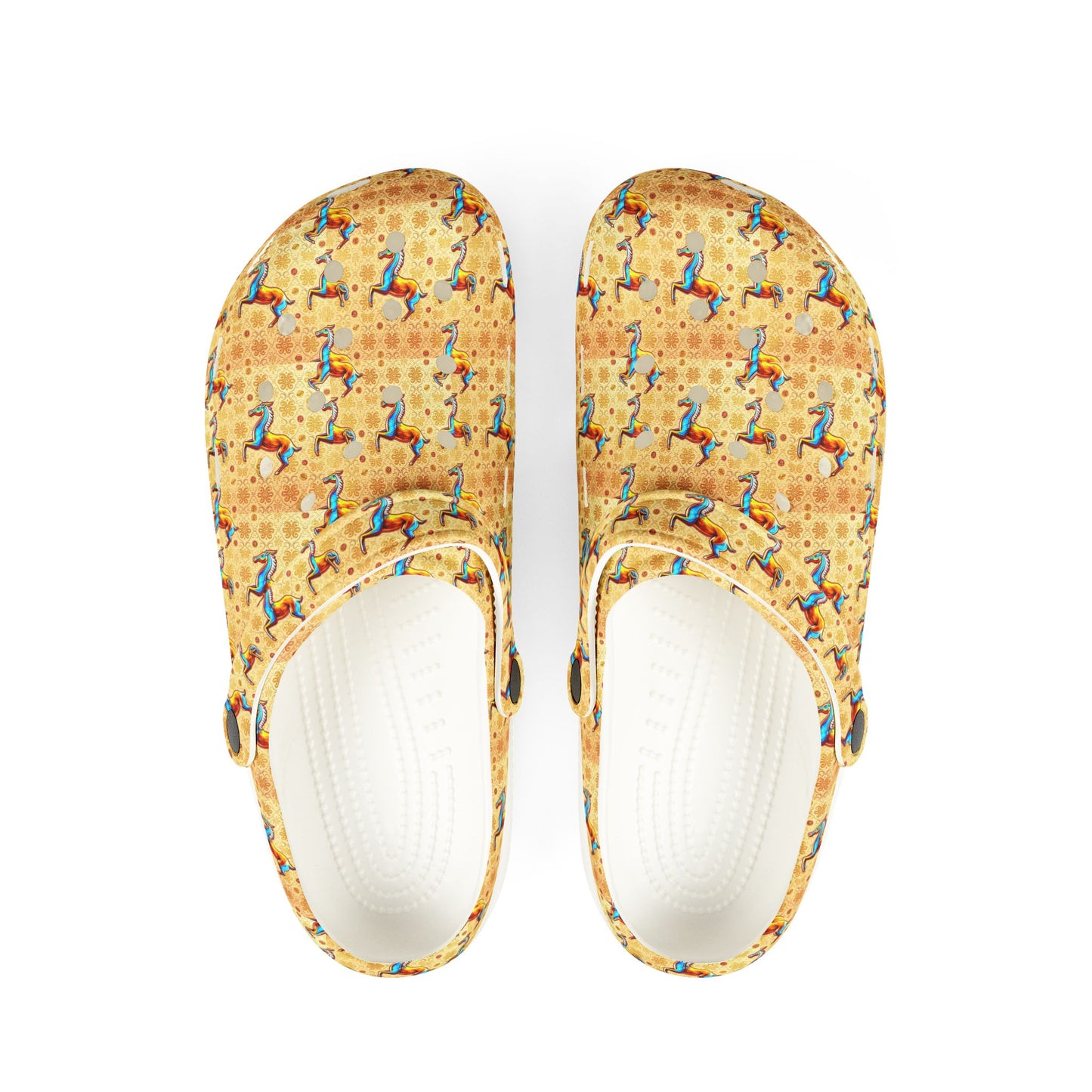 EVA Foam Rubber Shoes, (AOP), Virgo, Zodiac v2, Pattern