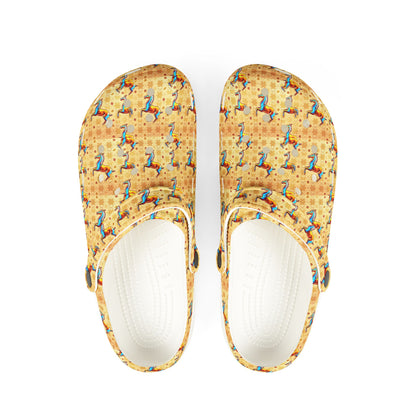 EVA Foam Rubber Shoes, (AOP), Virgo, Zodiac v2, Pattern
