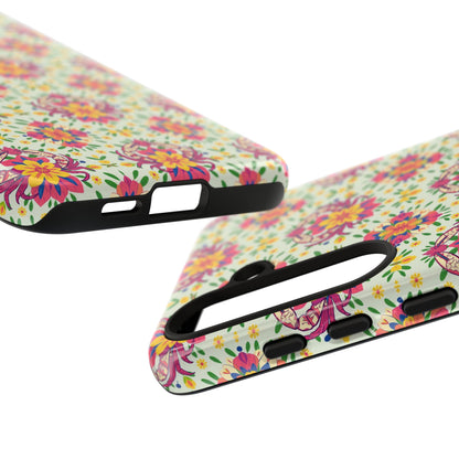 Tough Cases, Cancer, Zodiac v3, Flower Pattern