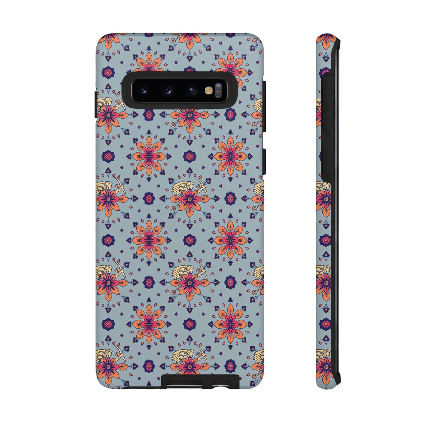 Tough Cases, Sagittarius, Zodiac v3, Flower Pattern
