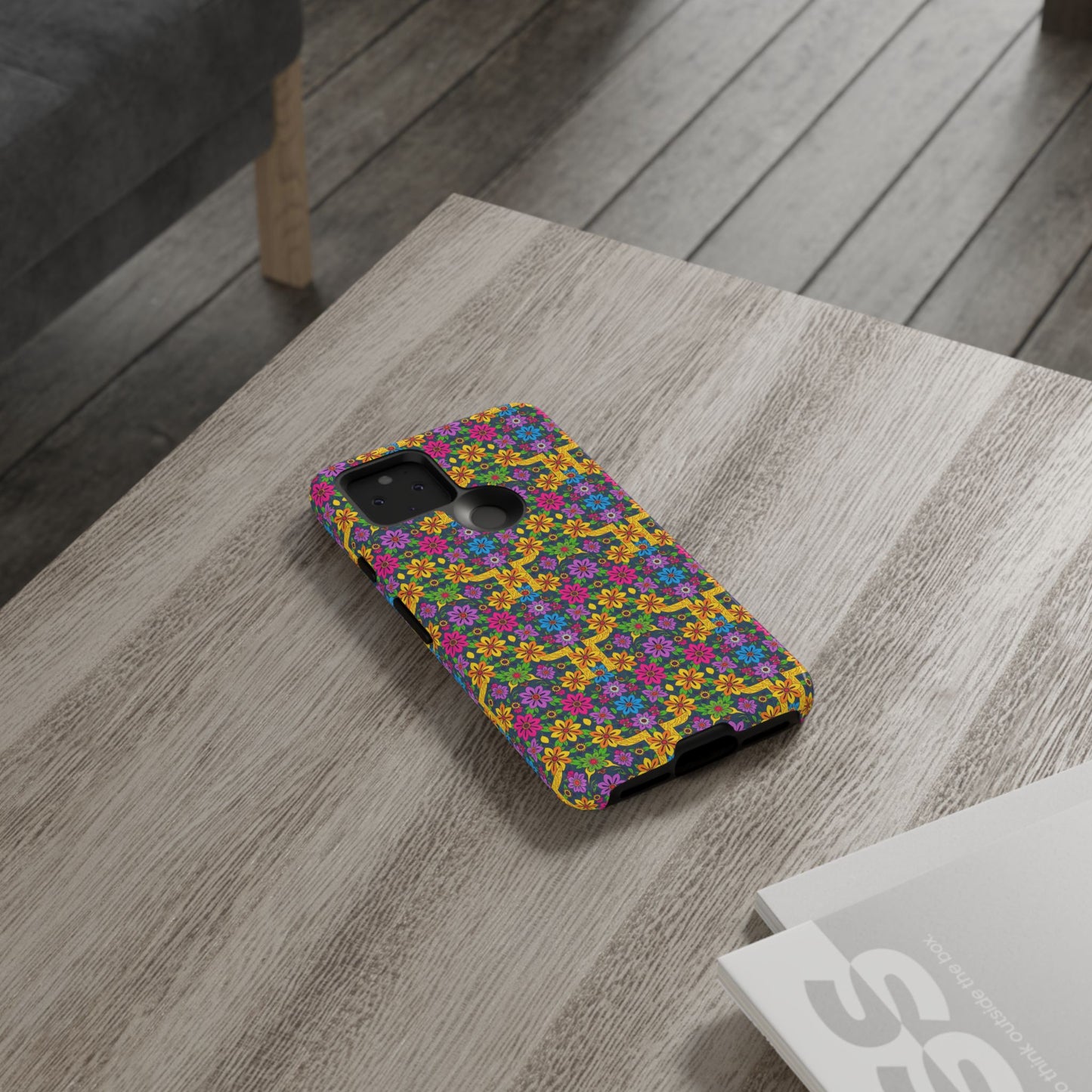 Tough Cases, Gemini, Zodiac v3, Flower Pattern