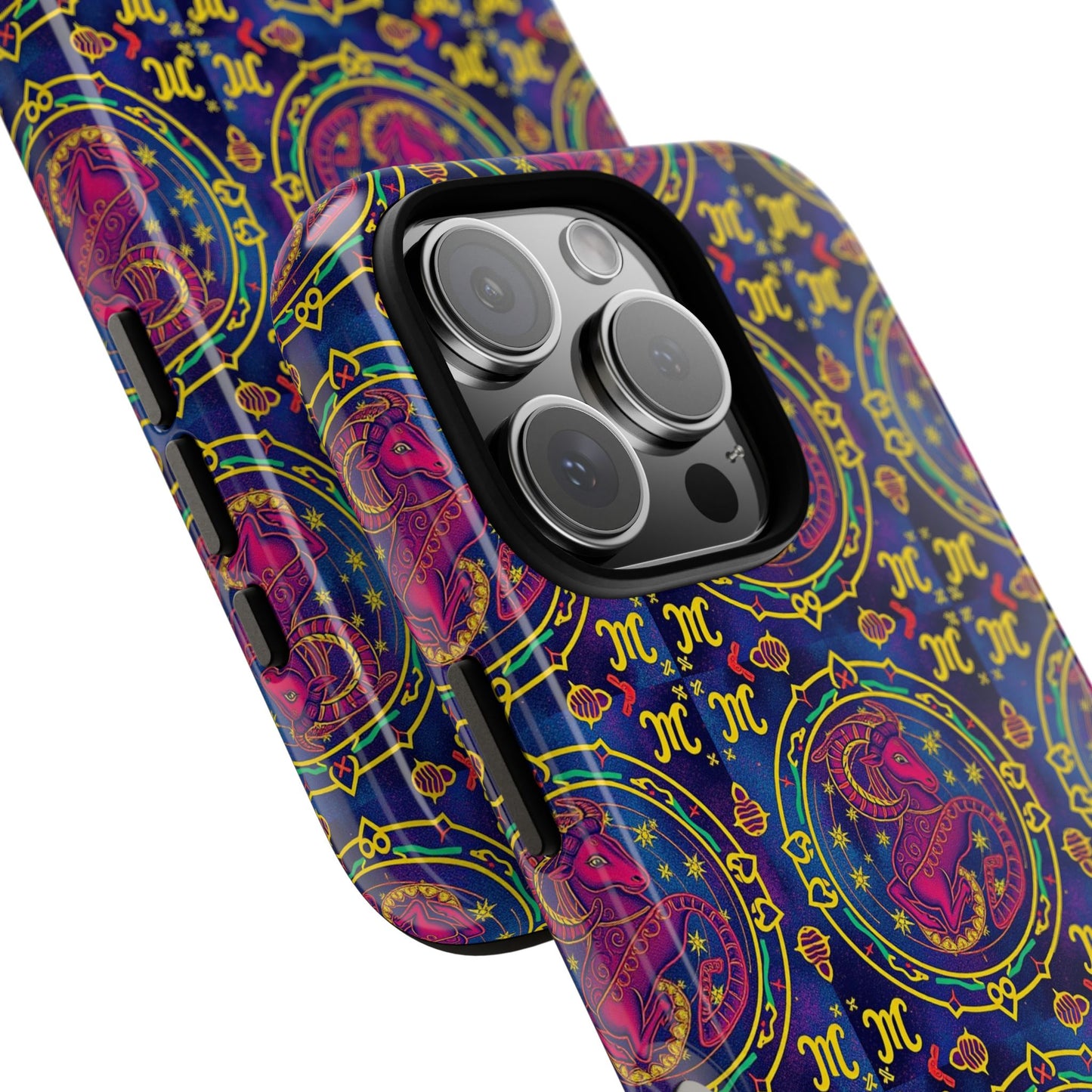Tough Cases, Capricorn, Zodiac, Metal Pattern