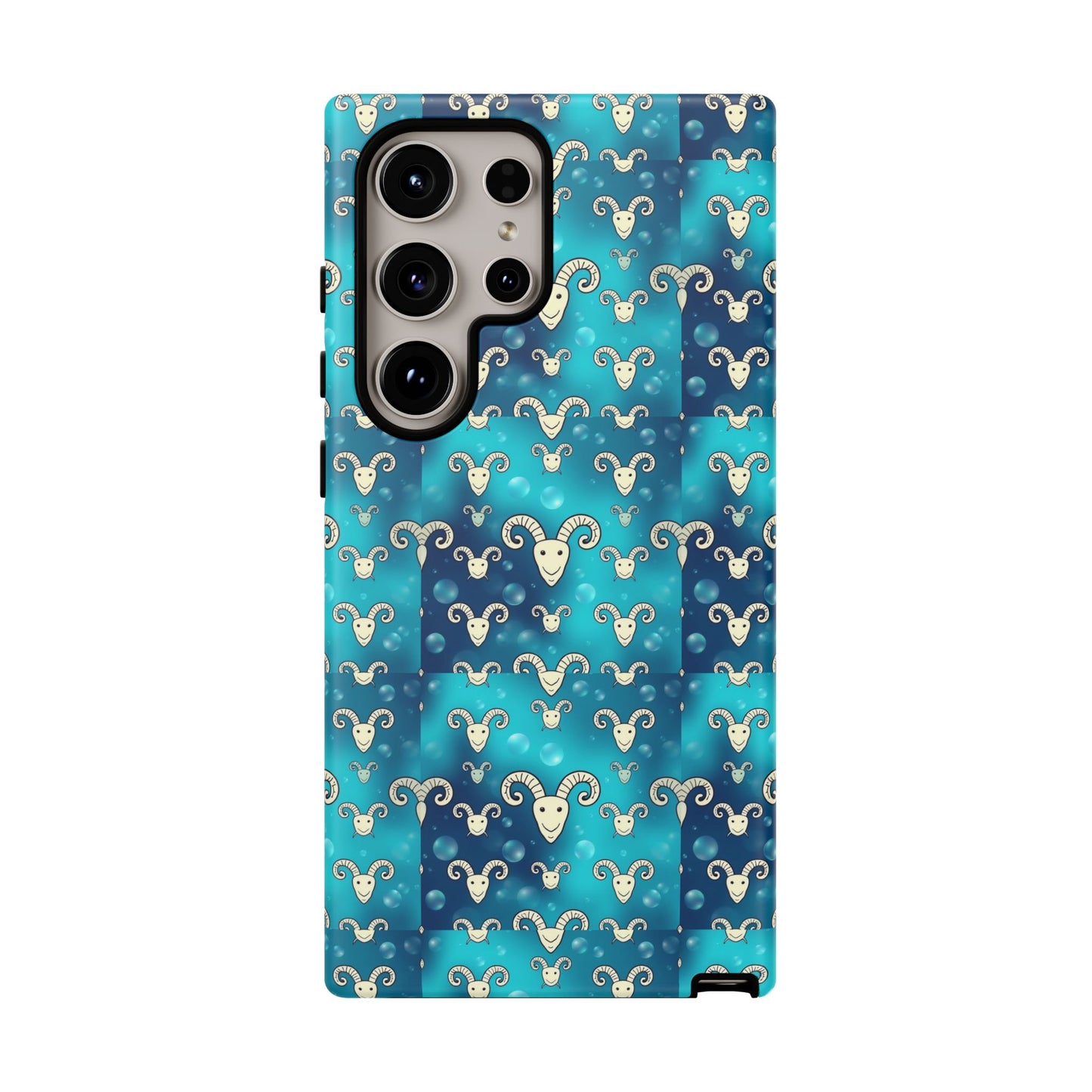 Tough Cases, Aries, Zodiac v1, Bubble Pattern
