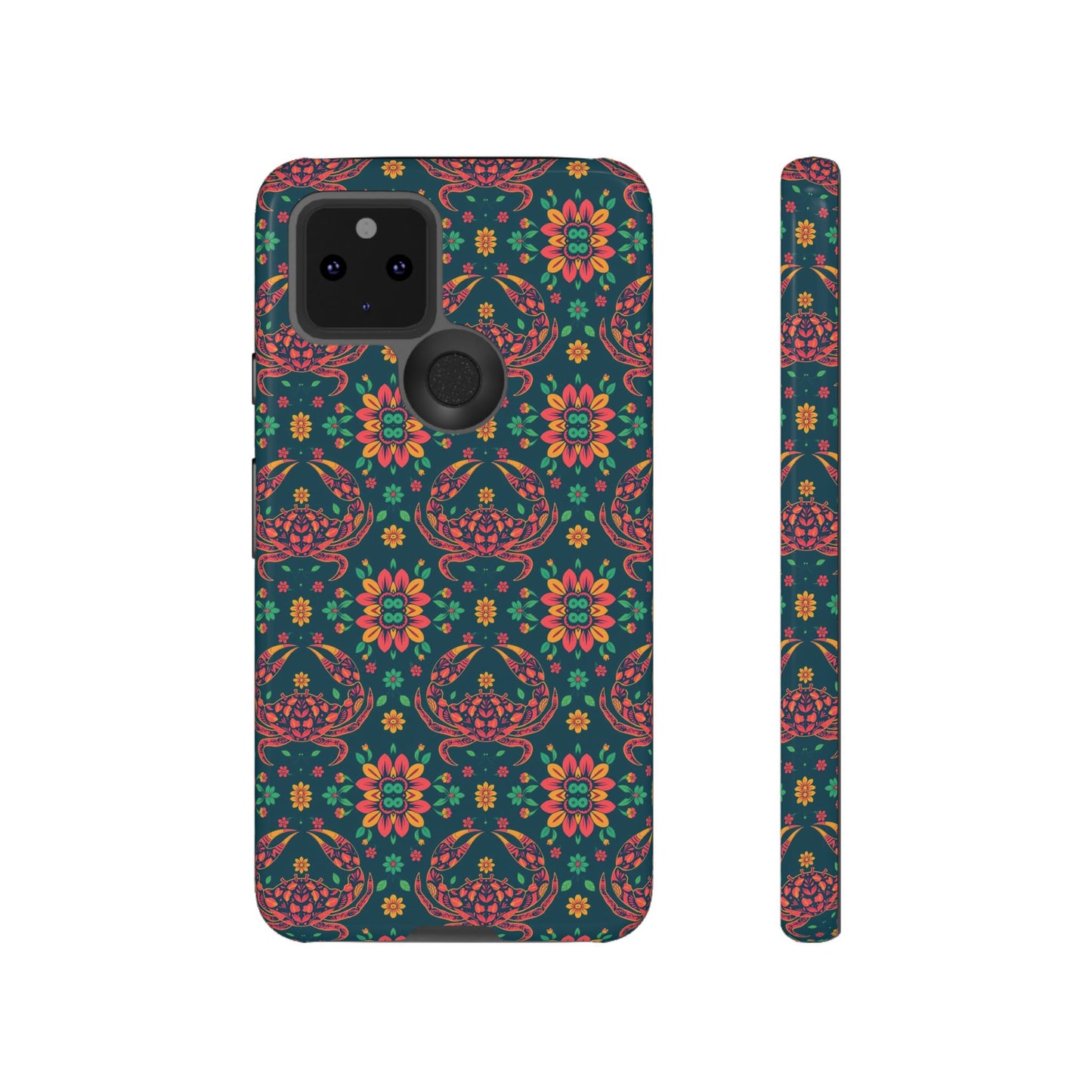 Tough Cases, Cancer, Zodiac v4, Flower Pattern