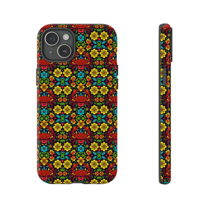 Tough Cases, Cancer, Zodiac v2, Flower Pattern