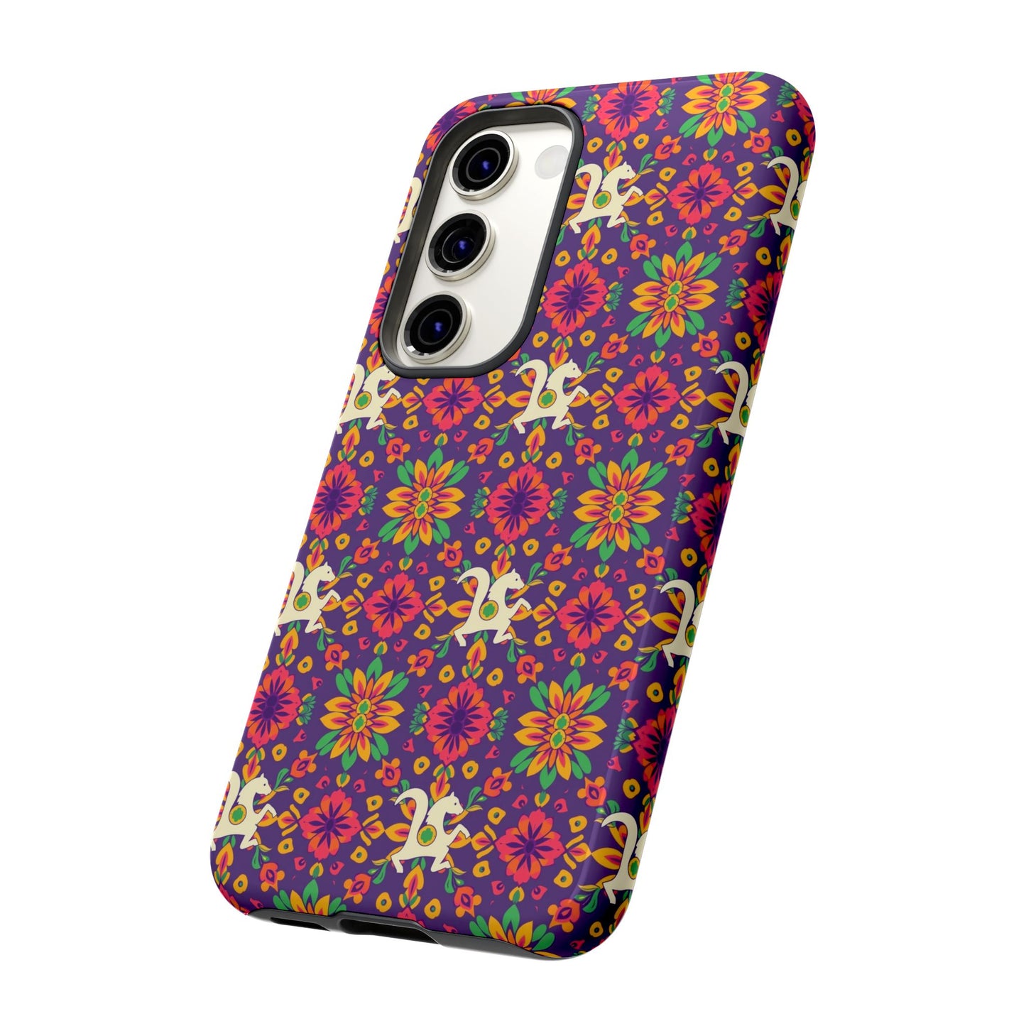 Tough Cases, Aquarius, Zodiac v1, Flower Pattern