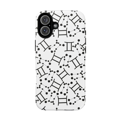Tough Cases with the Gemini Zodiac sign for iPhone, Samsung Galaxy, and Google Pixel devices