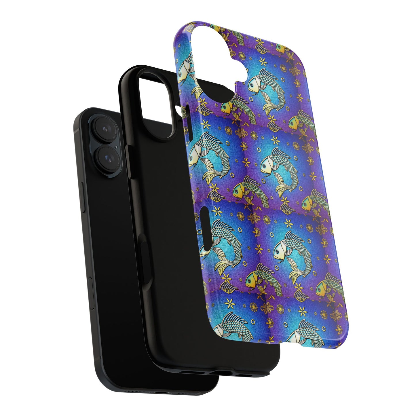 Tough Cases, Pisces, Zodiac v2, Metal Pattern