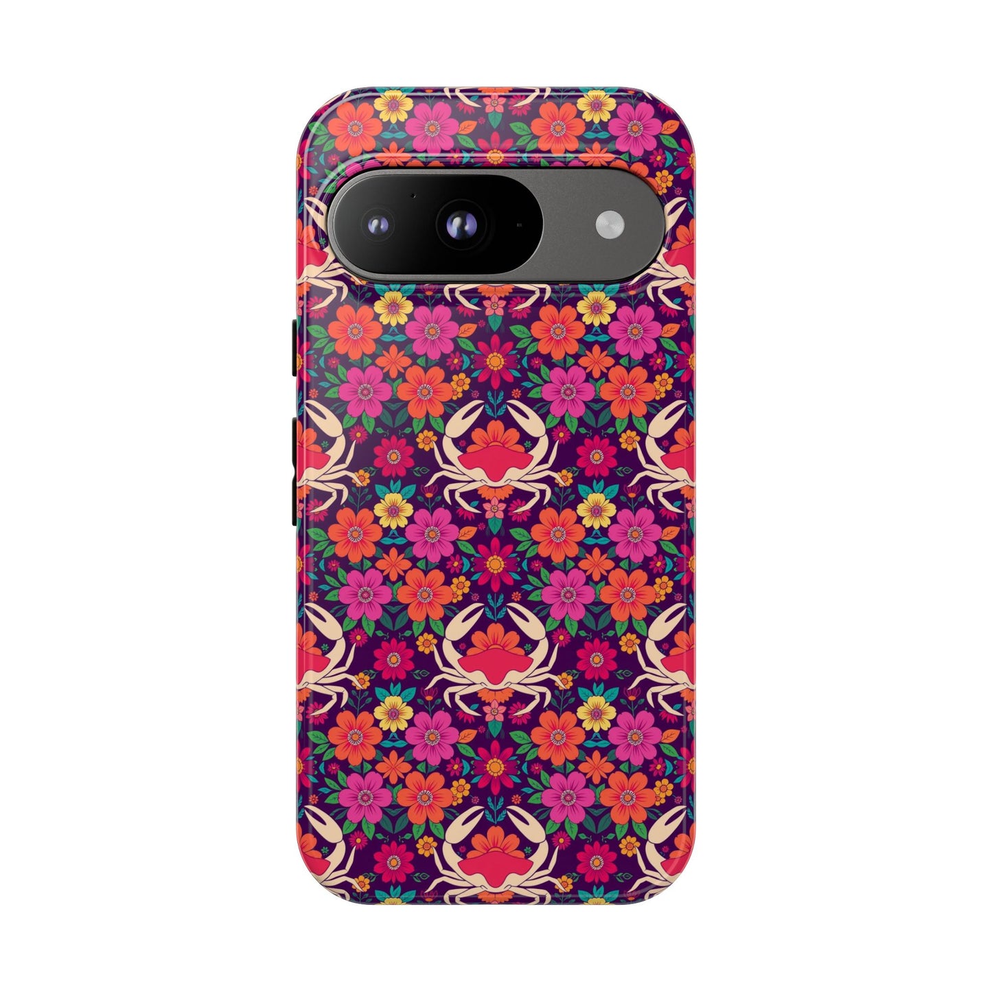 Tough Cases, Cancer, Zodiac v1, Flower Pattern