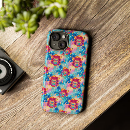 Tough Cases, Pisces, Zodiac v1, Bubble Pattern
