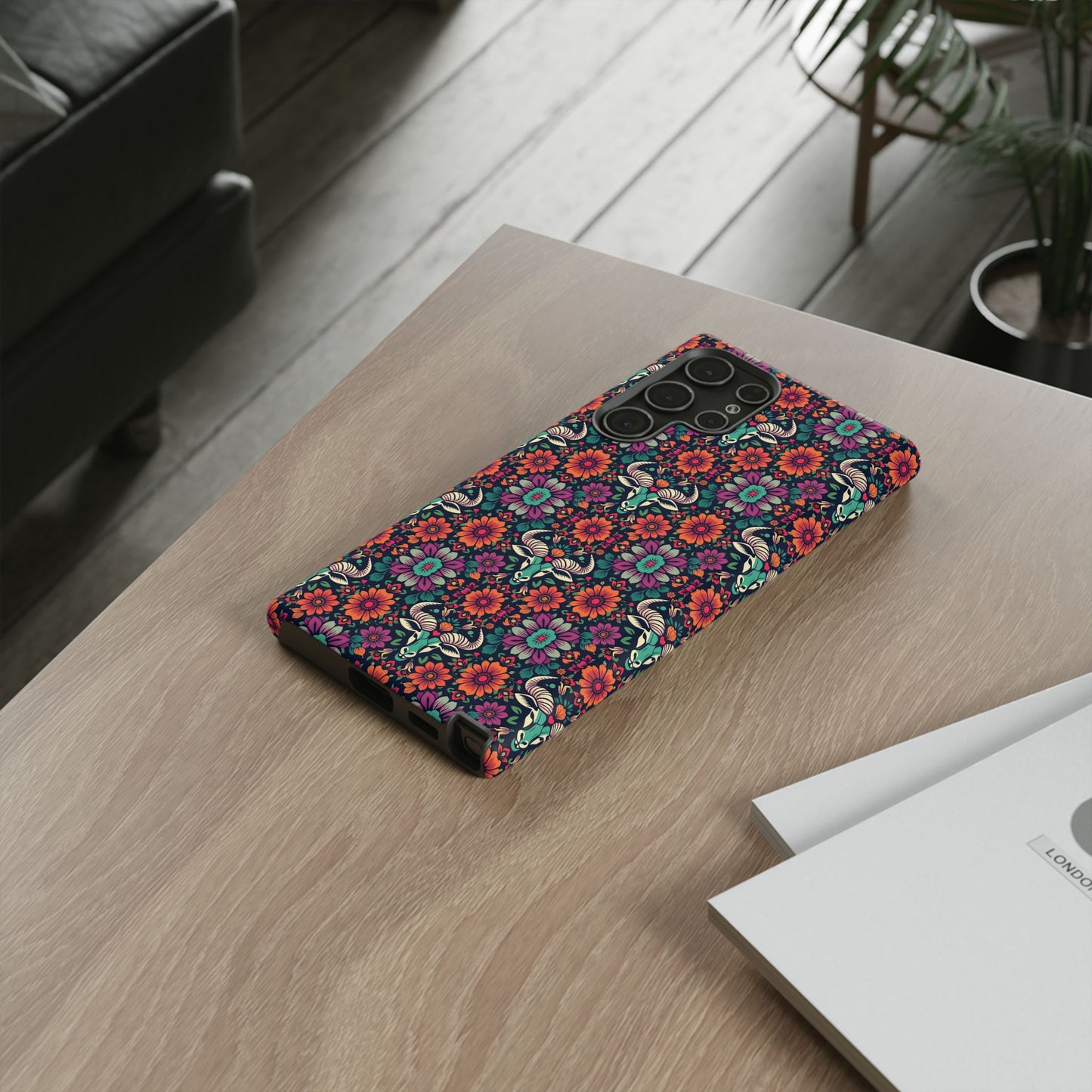 Tough Cases, Taurus, Zodiac v4, Flower Pattern