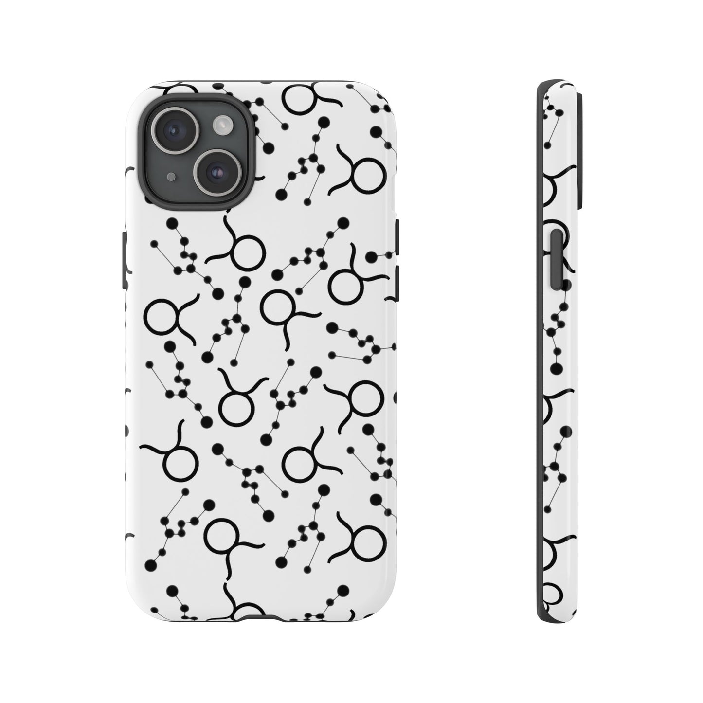 Tough Cases with the Taurus Zodiac sign for iPhone, Samsung Galaxy, and Google Pixel devices