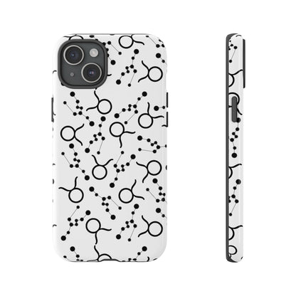 Tough Cases with the Taurus Zodiac sign for iPhone, Samsung Galaxy, and Google Pixel devices