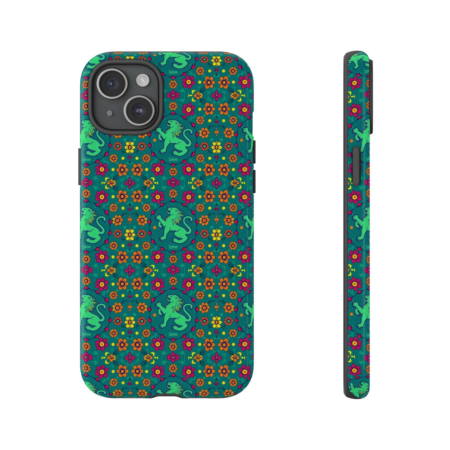 Tough Cases, Leo, Zodiac v3, Flower Pattern
