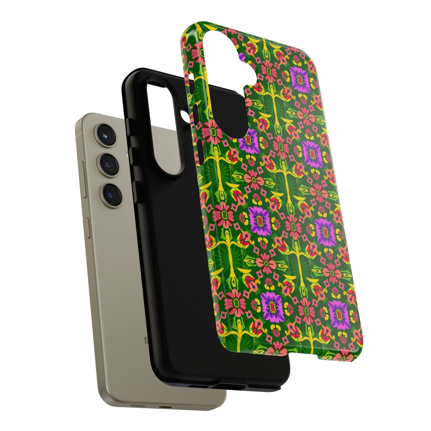 Tough Cases, Libra, Zodiac, Flower Pattern