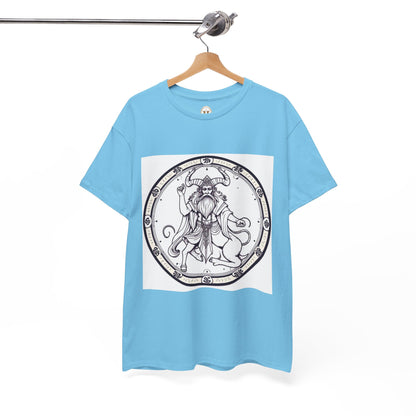 Unisex Heavy Cotton T-Shirt, Bull Centaur, Taurus Zodiac Design