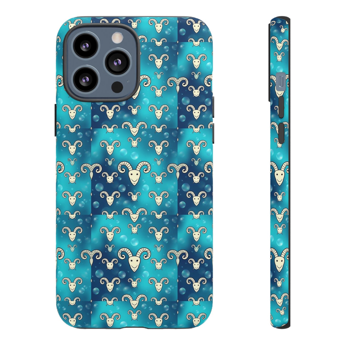 Tough Cases, Aries, Zodiac v1, Bubble Pattern