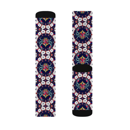 Sublimation Socks, Scorpio, Zodiac, Jewel Pattern