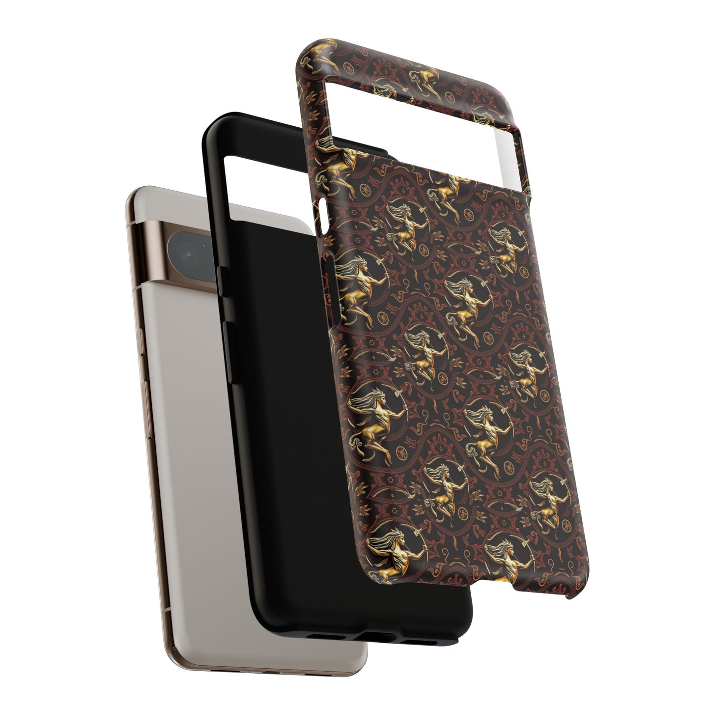 Tough Cases, Sagittarius, Zodiac, Metal Pattern