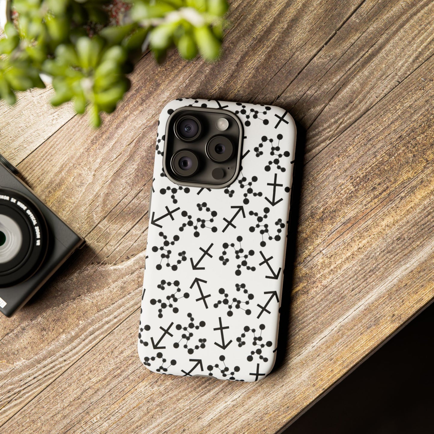 Tough Cases with the Sagittarius Zodiac sign for iPhone, Samsung Galaxy, and Google Pixel devices