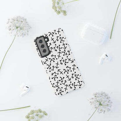 Tough Cases with the Sagittarius Zodiac sign for iPhone, Samsung Galaxy, and Google Pixel devices