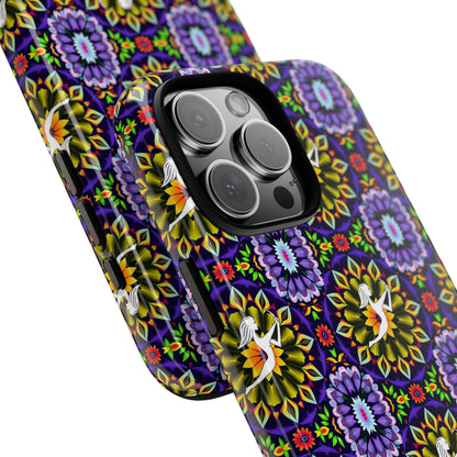 Tough Cases, Sagittarius, Zodiac v1, Flower Pattern