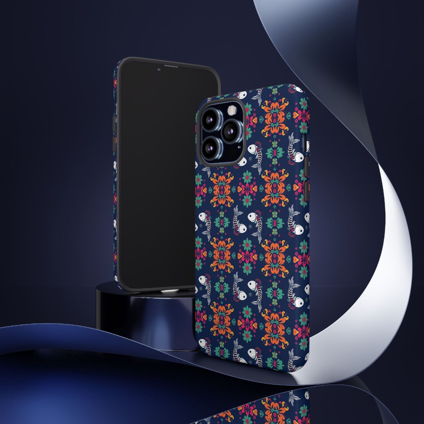 Tough Cases, Pisces, Zodiac, Flower Pattern