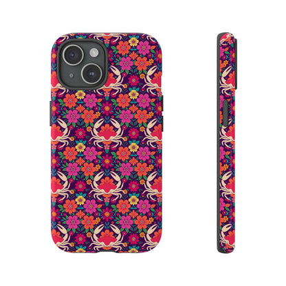 Tough Cases, Cancer, Zodiac v1, Flower Pattern