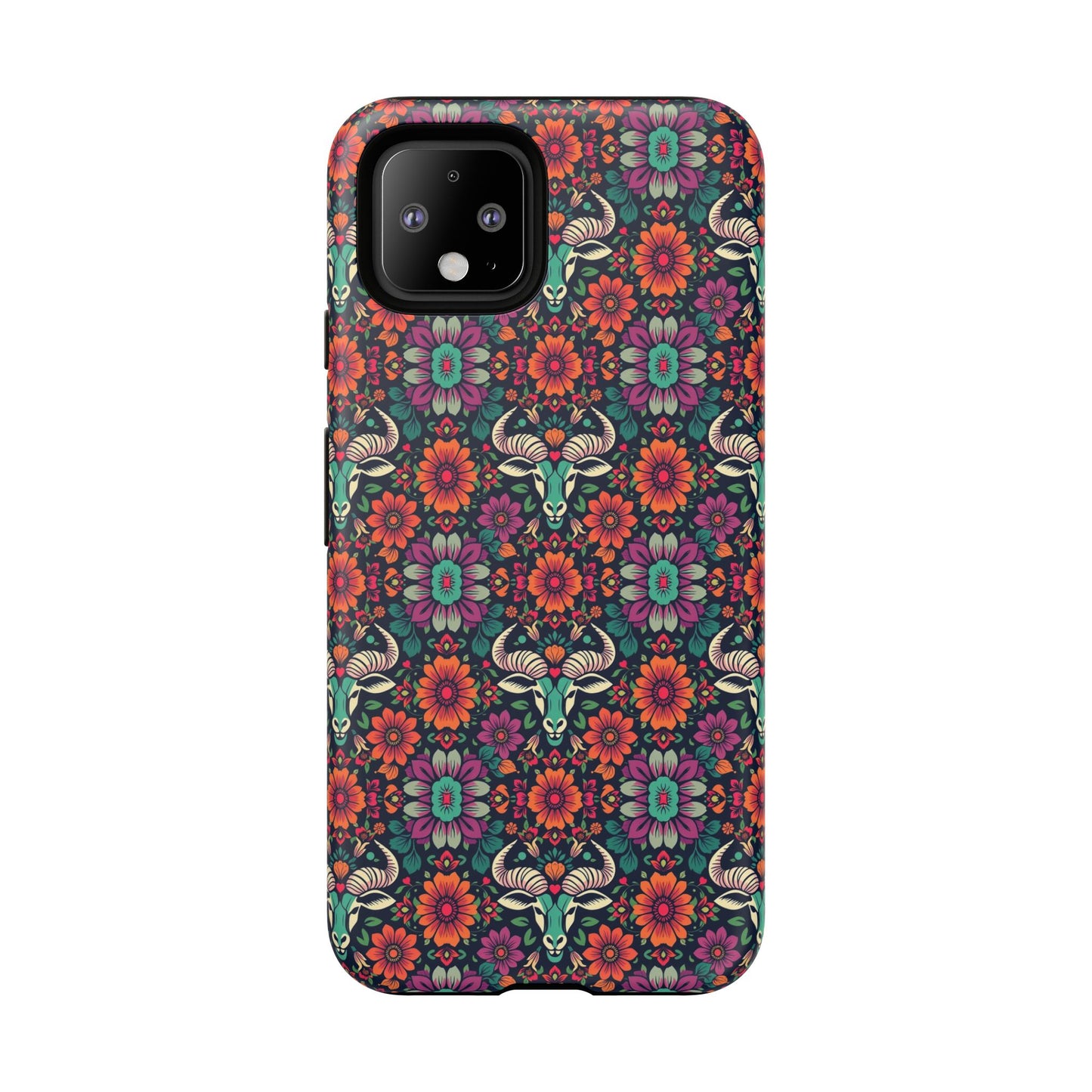 Tough Cases, Taurus, Zodiac v4, Flower Pattern
