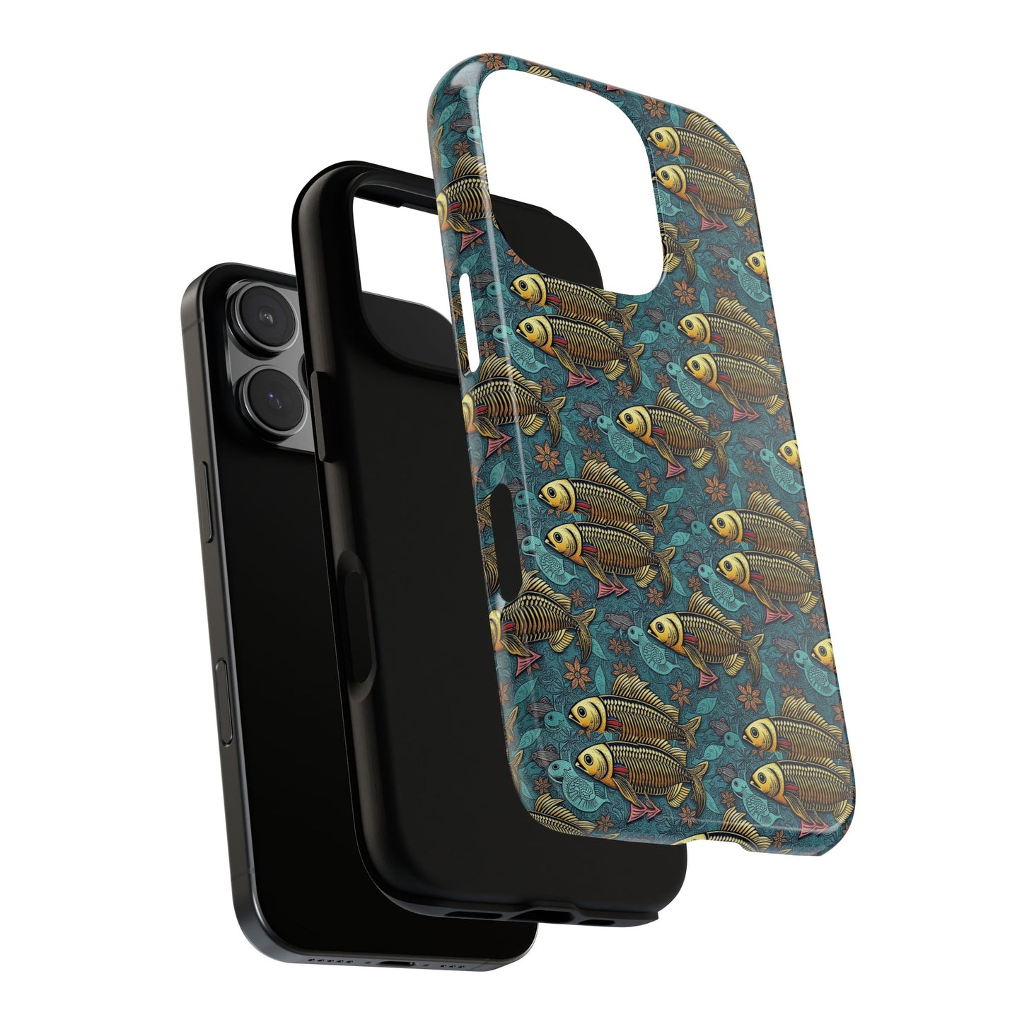 Tough Cases, Pisces, Zodiac v1, Metal Pattern