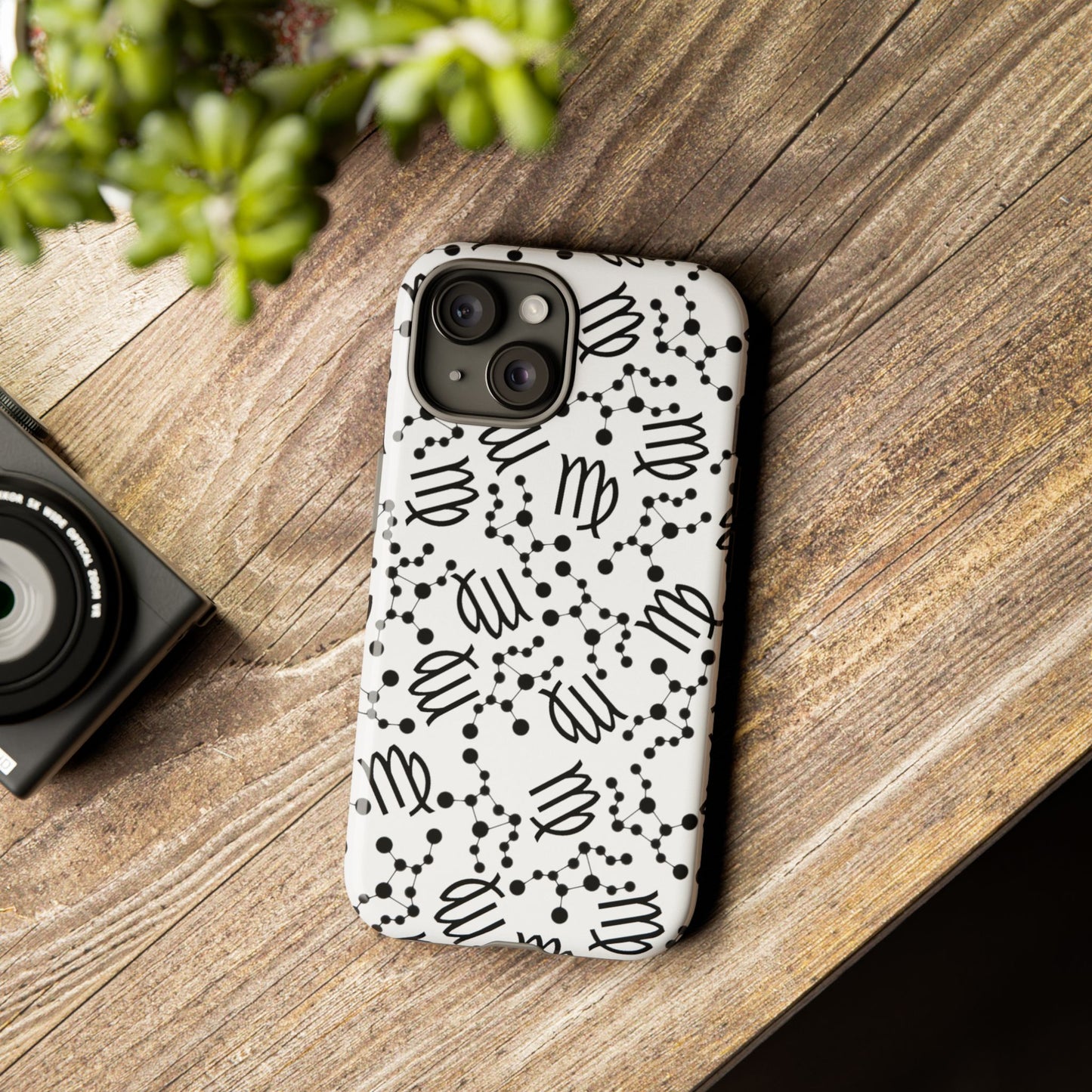 Tough Cases with the Virgo Zodiac sign for iPhone, Samsung Galaxy, and Google Pixel devices