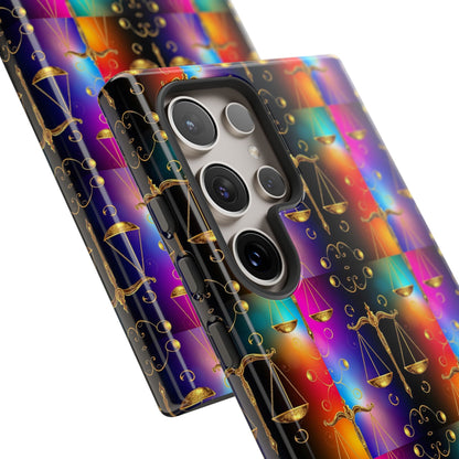 Tough Cases, Libra, Zodiac v1, Metal Pattern