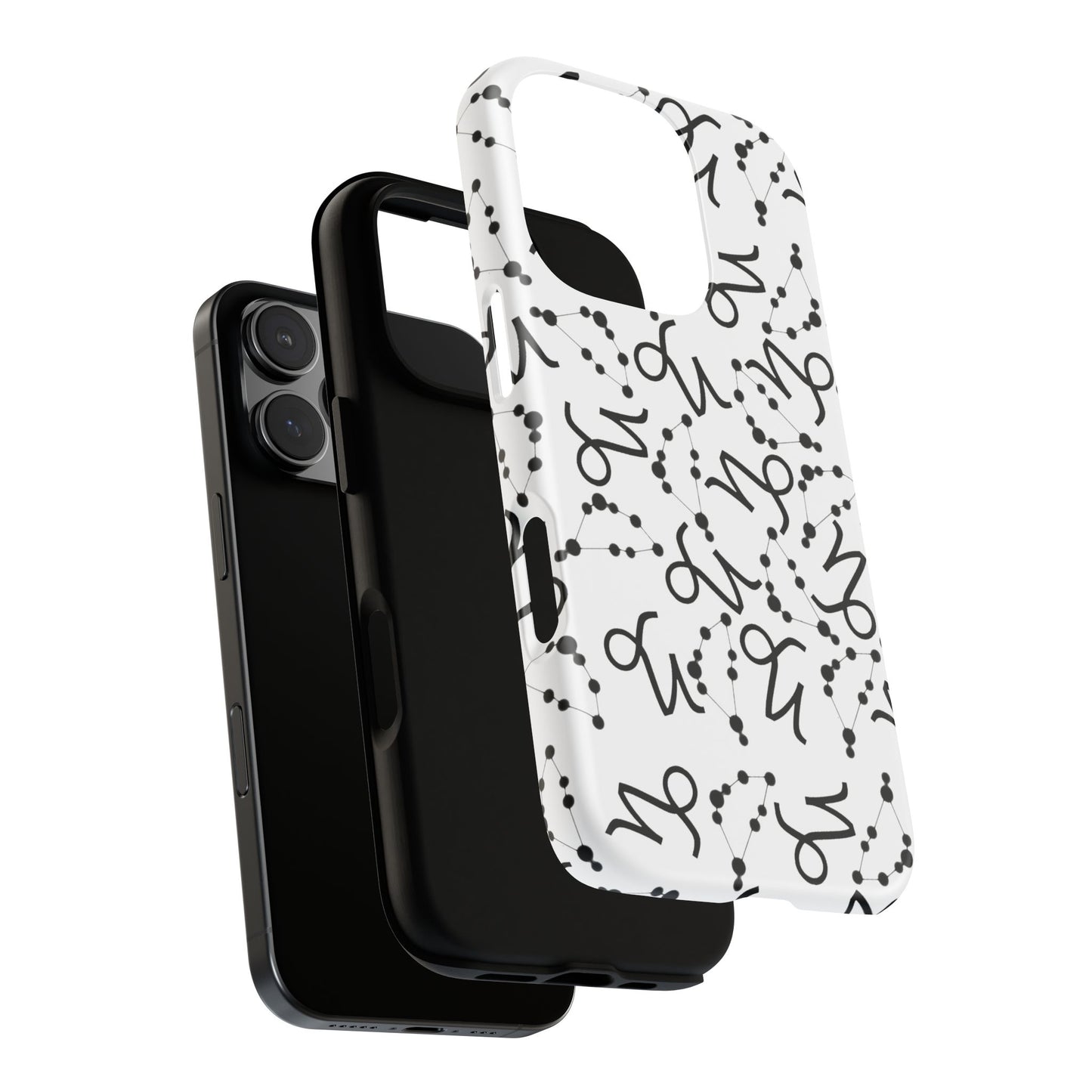Tough Cases with the Capricorn Zodiac sign for iPhone, Samsung Galaxy, and Google Pixel devices
