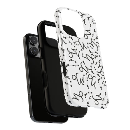 Tough Cases with the Capricorn Zodiac sign for iPhone, Samsung Galaxy, and Google Pixel devices