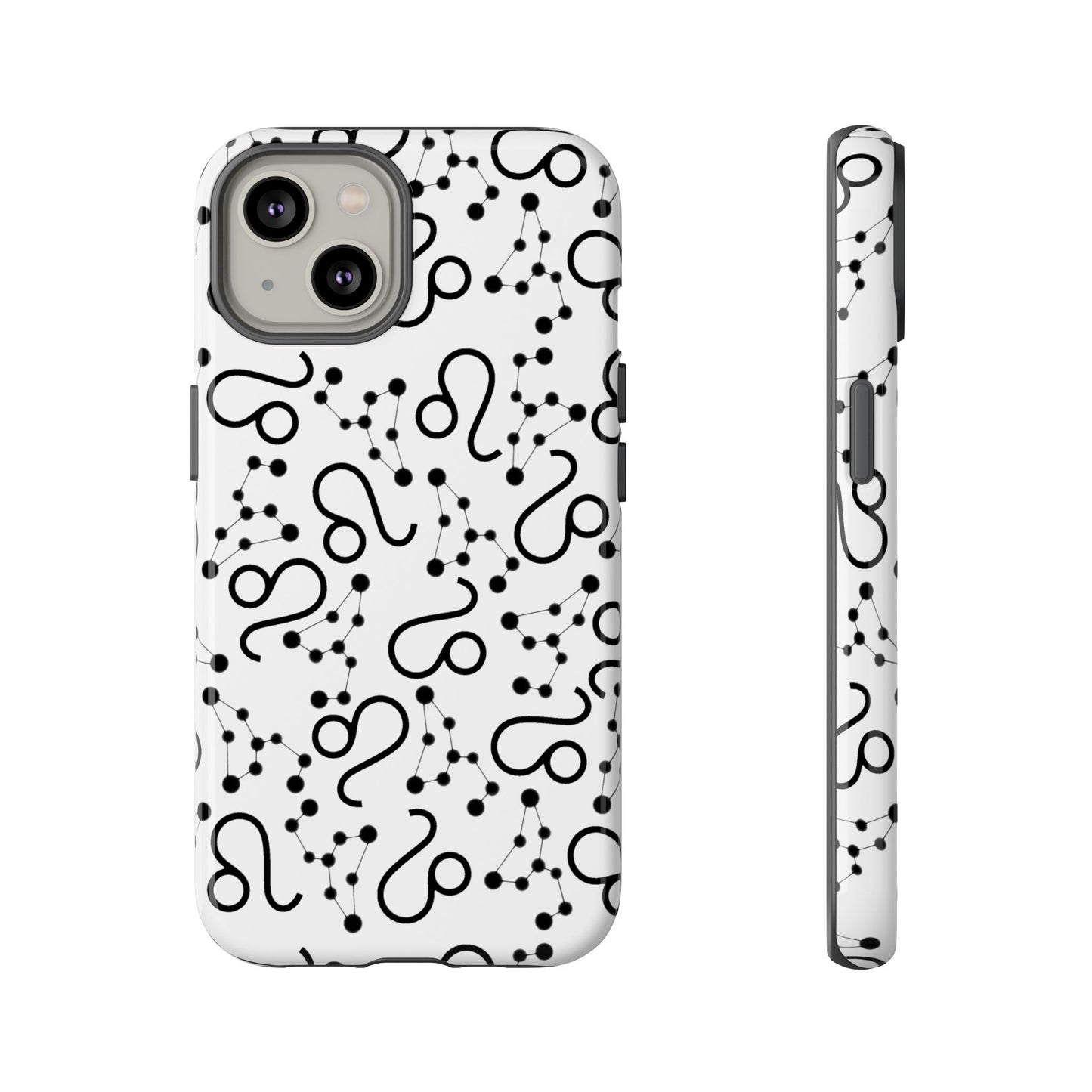 Tough Cases with the Leo Zodiac sign for iPhone, Samsung Galaxy, and Google Pixel devices