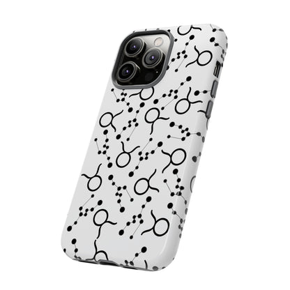 Tough Cases with the Taurus Zodiac sign for iPhone, Samsung Galaxy, and Google Pixel devices