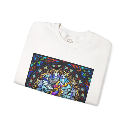 Unisex Heavy Blend™ Crewneck Sweatshirt, Glass, Sagittarius Zodiac Design