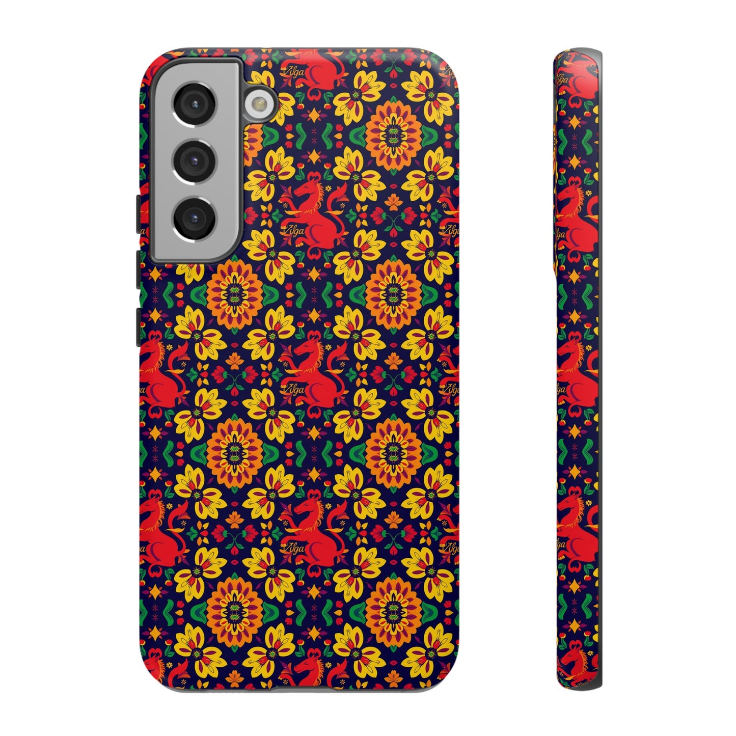 Tough Cases, Virgo, Zodiac v2, Flower Pattern
