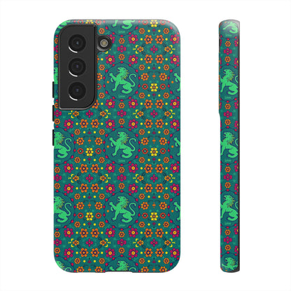 Tough Cases, Leo, Zodiac v3, Flower Pattern