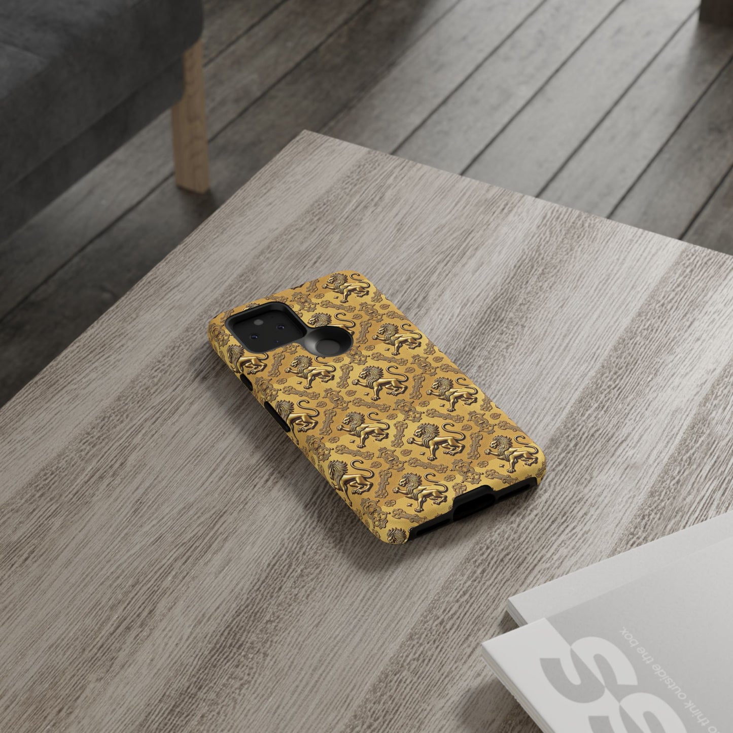 Tough Cases, Leo, Zodiac, Metal Pattern