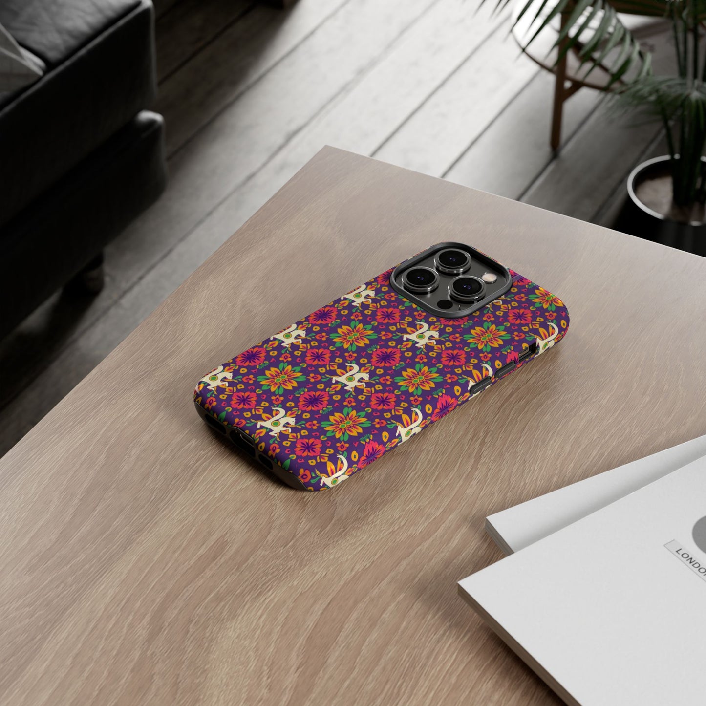 Tough Cases, Aquarius, Zodiac v1, Flower Pattern