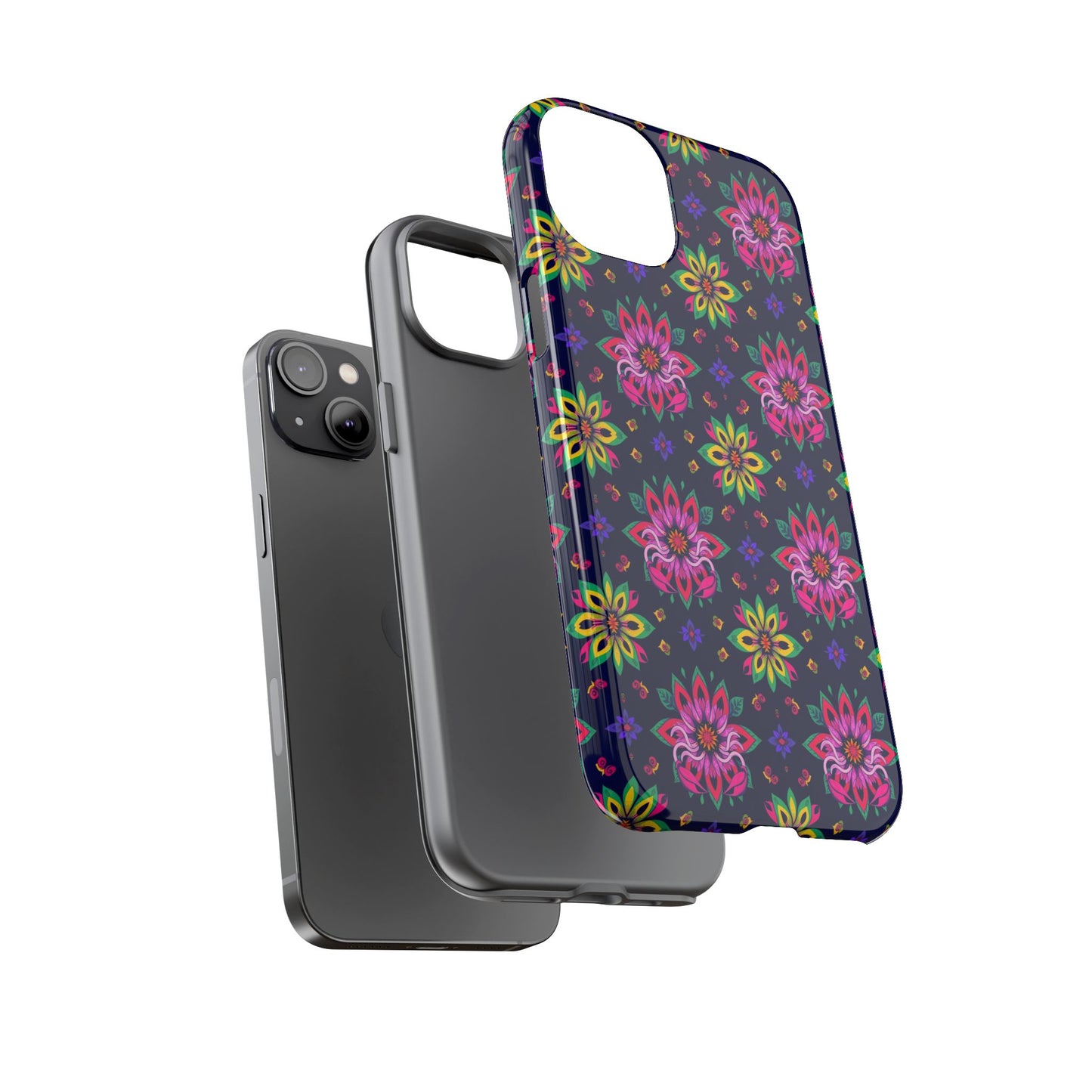 Tough Cases, Scorpio, Zodiac v4, Flower Pattern